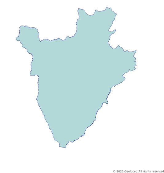 Burundi Country-Level Boundary