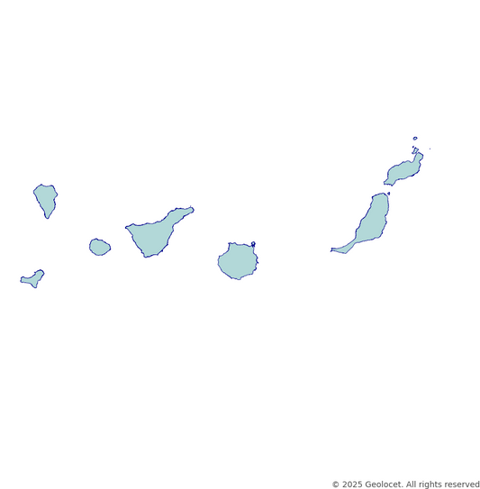 Canary Islands Province-Level Boundary