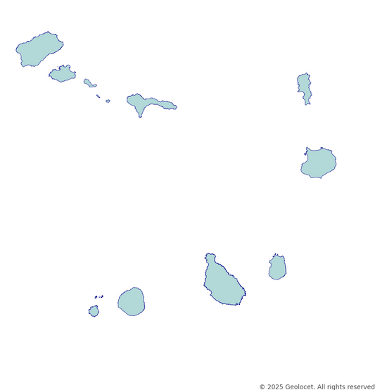 Cape Verde Country-Level Boundary