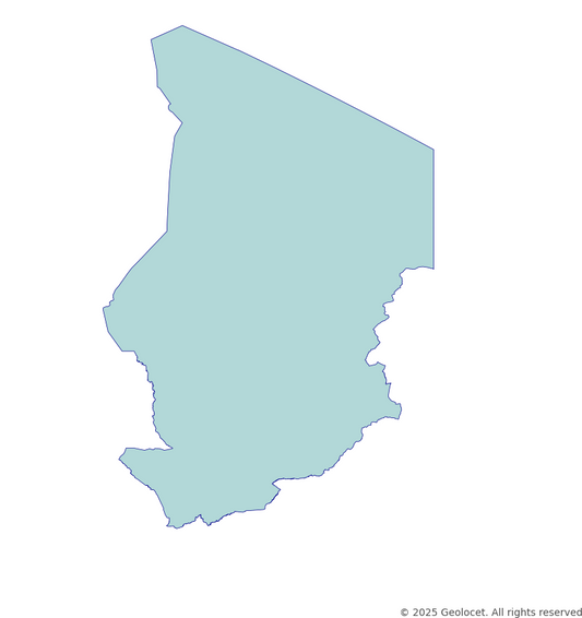 Chad Country-Level Boundary