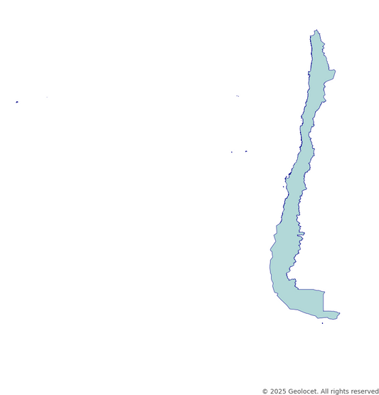 Chile Country-Level Boundary