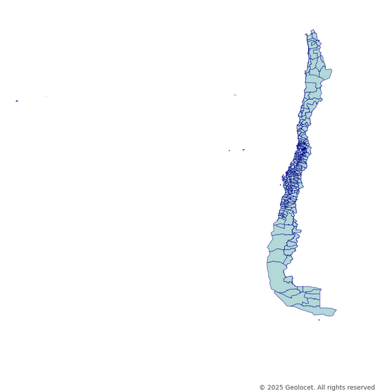 Chile Municipality-Level Boundary