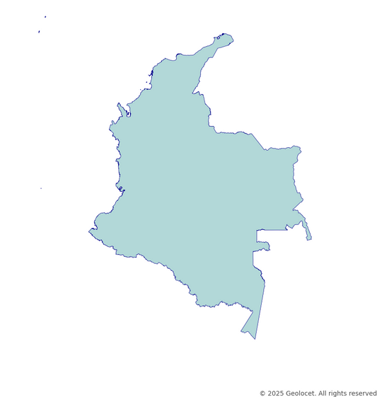 Colombia Country-Level Boundary
