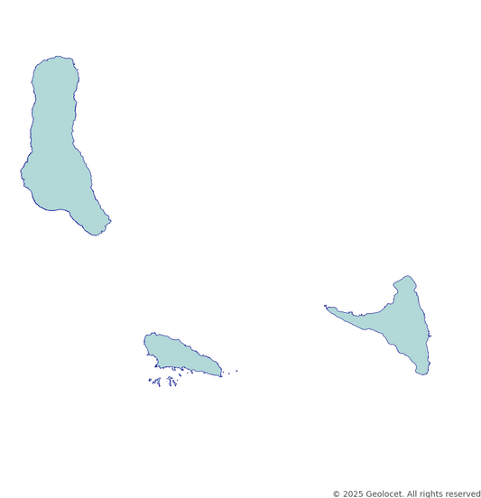 Comoros Island-Level Boundary