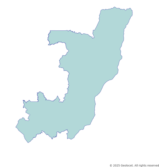 Republic of the Congo (Congo-Brazzaville) Country-Level Boundary