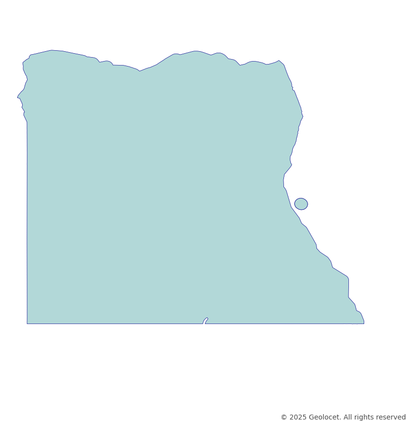 Egypt Country-Level Boundary