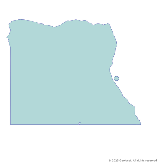 Egypt Country-Level Boundary