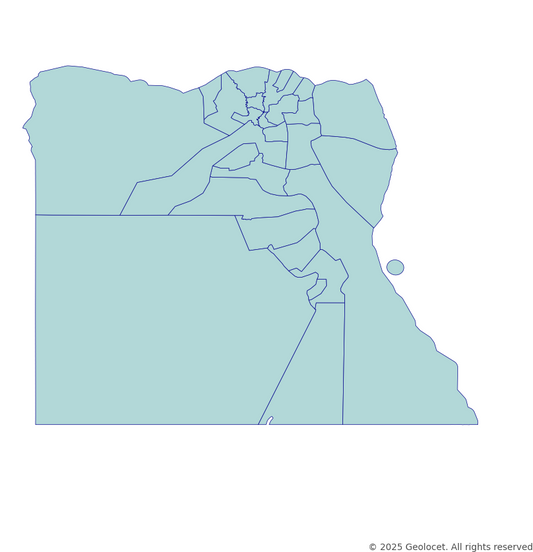 Egypt Governorate-Level Boundary