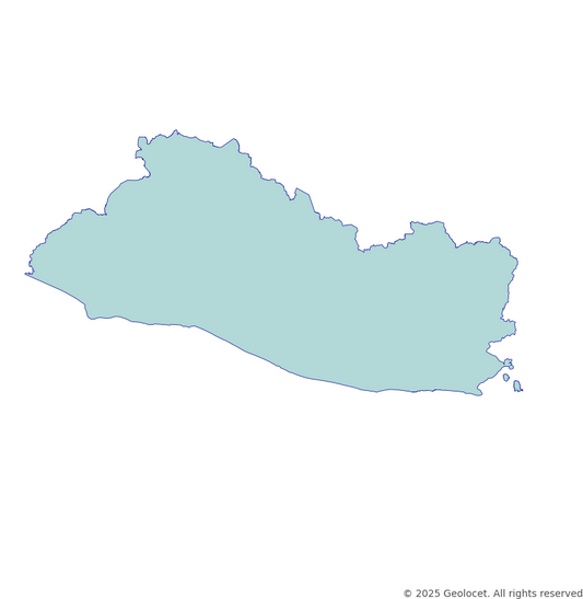 El Salvador Country-Level Boundary