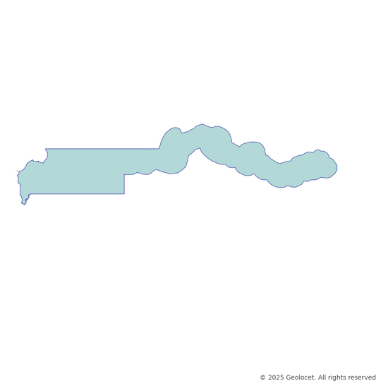 Gambia Country-Level Boundary