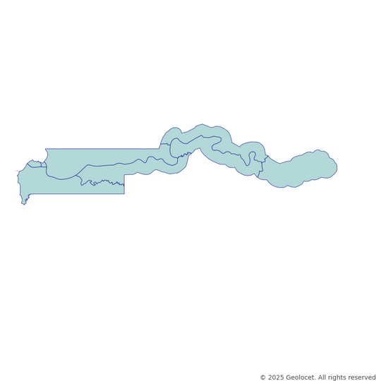 Gambia Division-Level Boundary