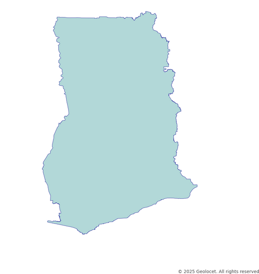 Ghana Country-Level Boundary