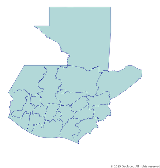 Guatemala Department-Level Boundary