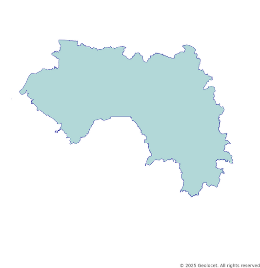 Guinea Country-Level Boundary