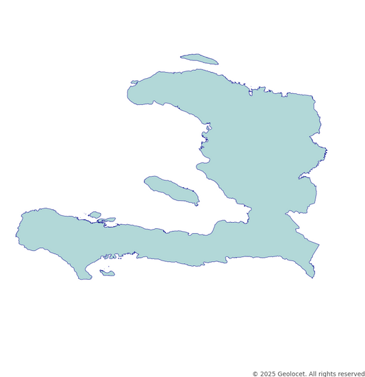 Haiti Country-Level Boundary