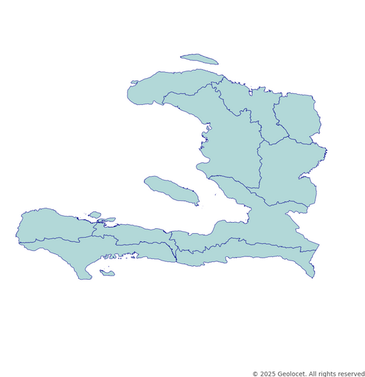 Haiti Department-Level Boundary
