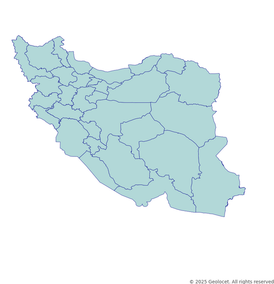 Iran Province-Level Boundary
