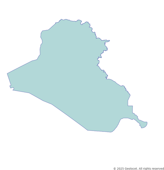 Iraq Country-Level Boundary