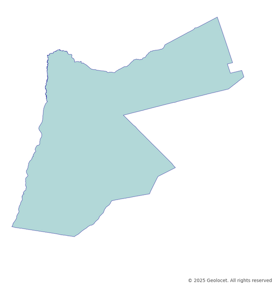 Jordan Country-Level Boundary