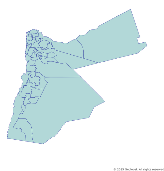 Jordan District-Level Boundary