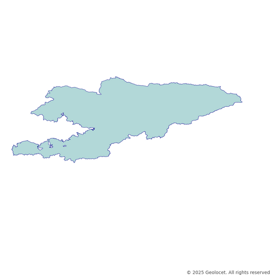 Kyrgyzstan Country-Level Boundary