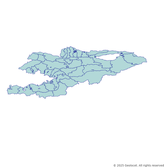Kyrgyzstan Administrative Boundaries Data