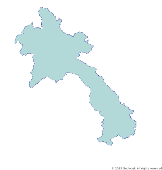 Laos Country-Level Boundary