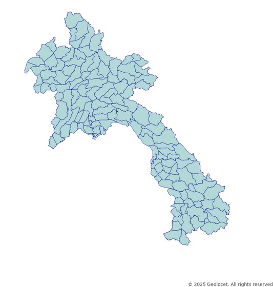 Laos Administrative Boundaries Data