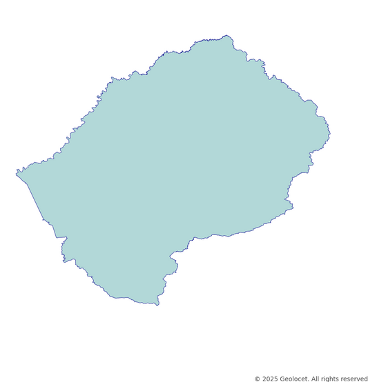 Lesotho Country-Level Boundary