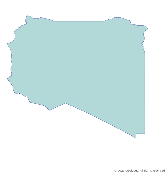 Libya Country-Level Boundary