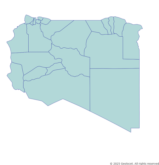 Libya Popularate-Level Boundary