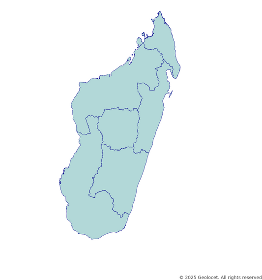 Madagascar Province-Level Boundary