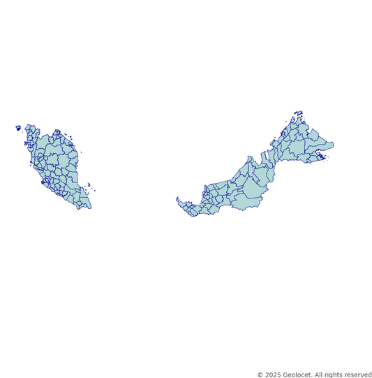 Malaysia Administrative Boundaries Data