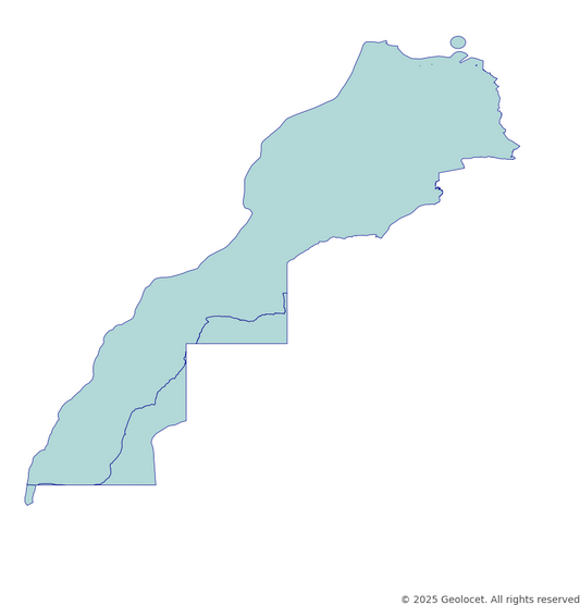 Morocco Country-Level Boundary