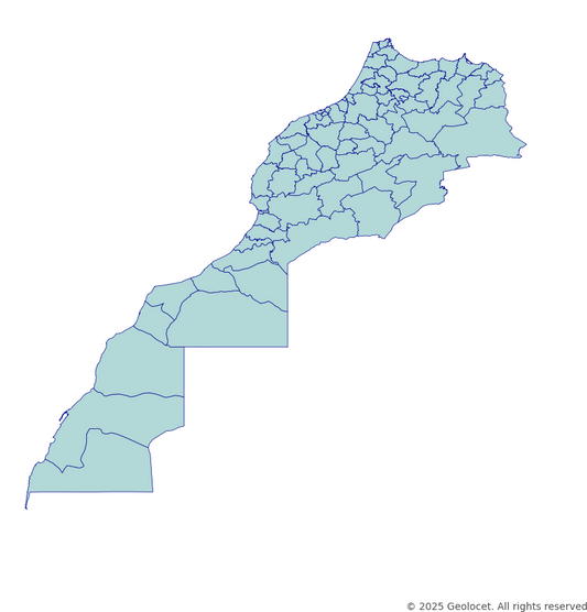 Morocco Province-Level Boundary