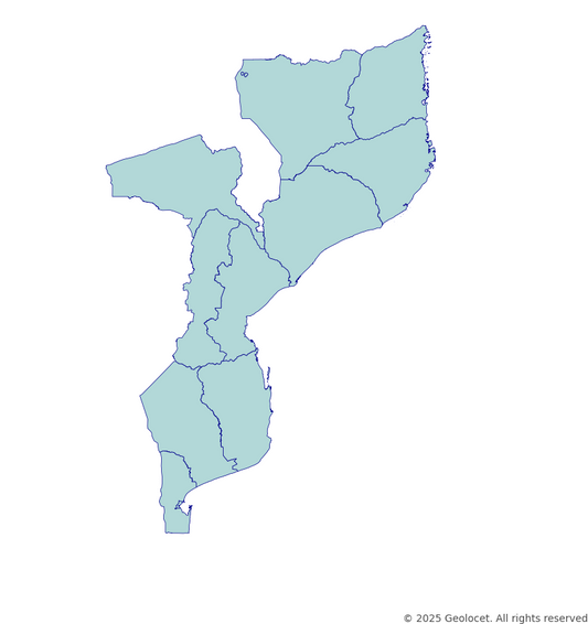 Mozambique Province-Level Boundary