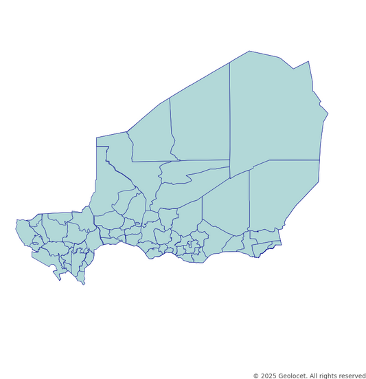 Niger Department-Level Boundary