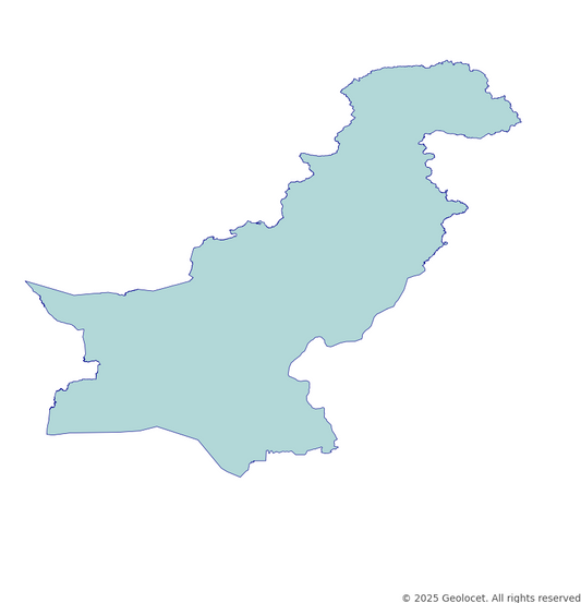 Pakistan Country-Level Boundary