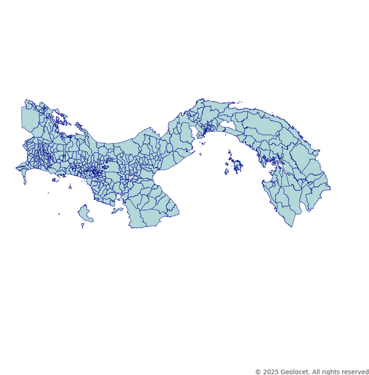 Panama Corregimiento-Level Boundary