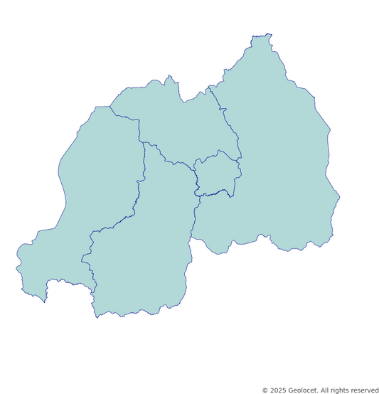 Rwanda Province-Level Boundary