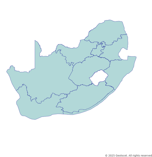 South Africa Province-Level Boundary