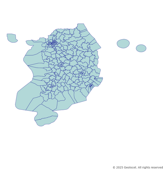 South_korea Administrative Boundaries Data