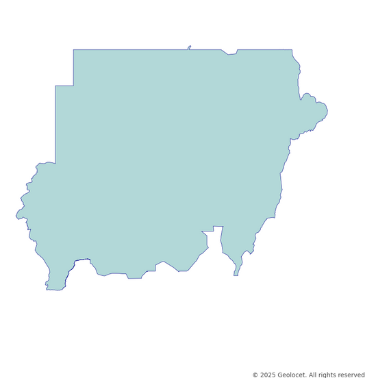 Sudan Country-Level Boundary