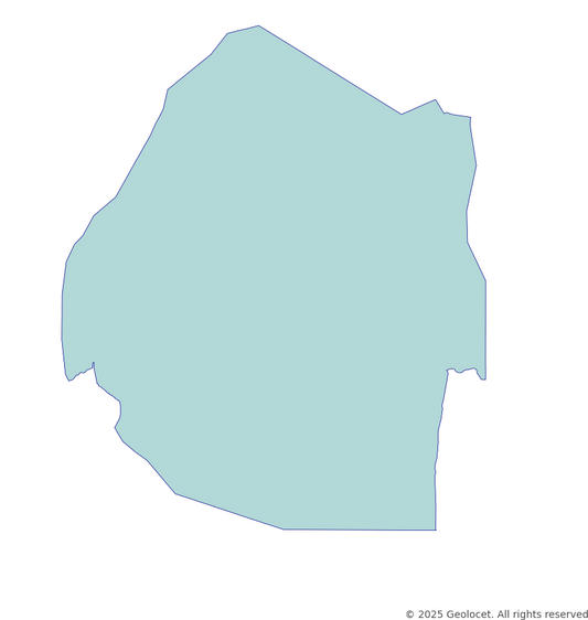 Swaziland (Eswatini) Country-Level Boundary