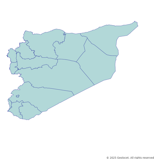 Syria Governorate-Level Boundary