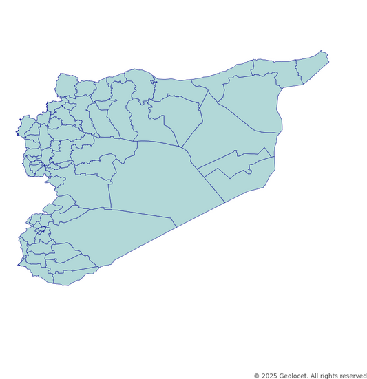 Syria District-Level Boundary