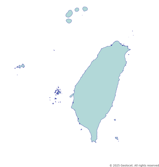 Taiwan Country-Level Boundary