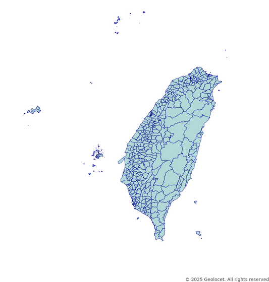 Taiwan Township-Level Boundary