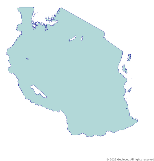 Tanzania Country-Level Boundary