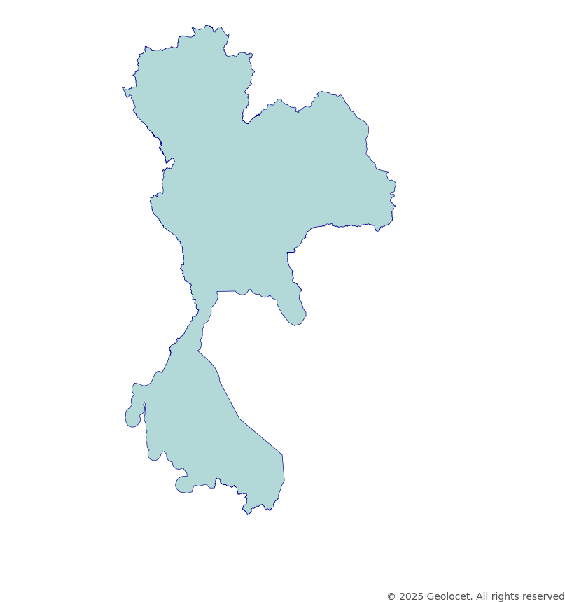 Thailand Country-Level Boundary